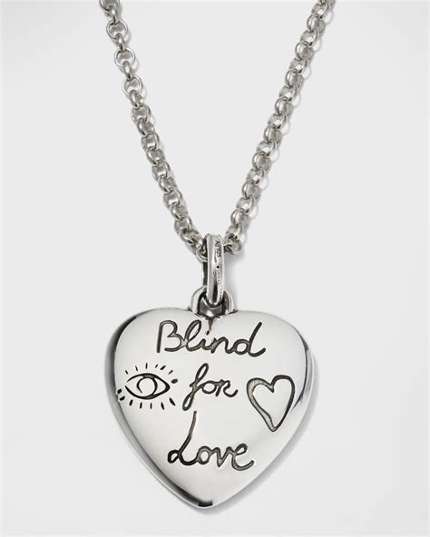 blind for love gucci necklace|blind for love gucci earrings.